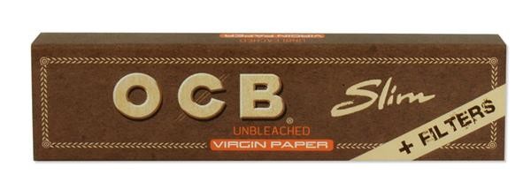 OCB Unbleached Slim Virgin Papier + Filtertips