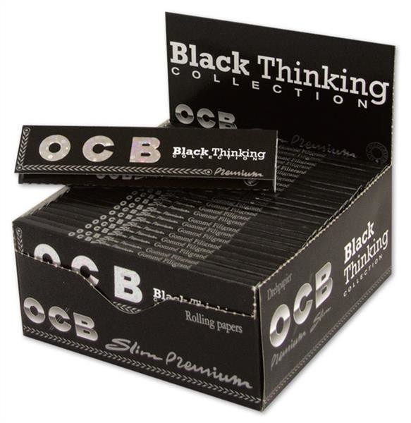 OCB Schwarz Premium Long Slim Papier