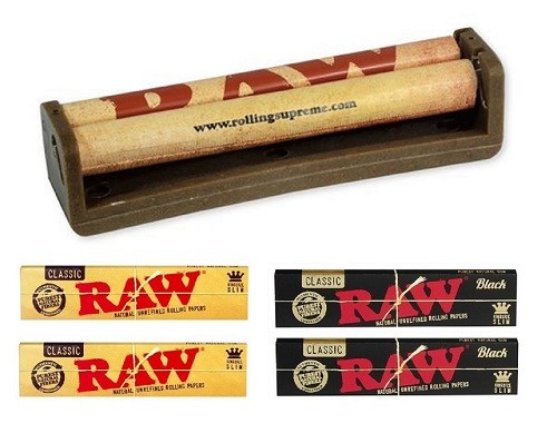 Raw™ Ecoplastik Drehmaschine King Size  + 4x...