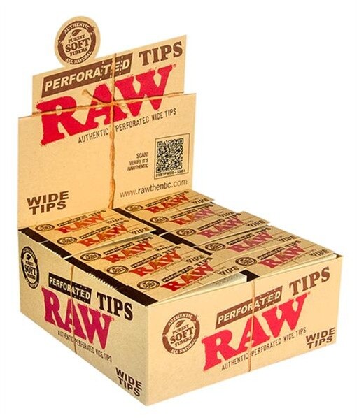 RAW™ Wide Filtertips perforiert – Hanf &...