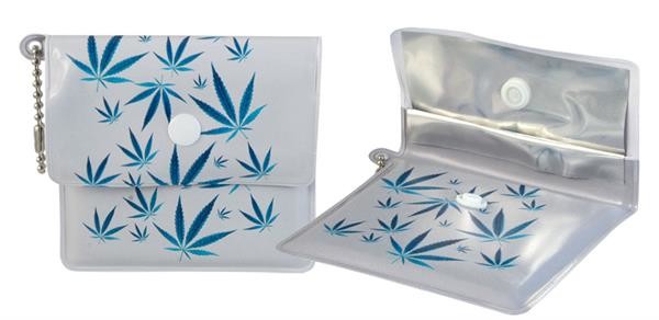 Pocket Ashtray - Taschenaschenbecher Blue Leaf