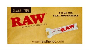 RAW®  Slim Glas Tip FLAT ø6mm Glastip Filter