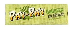 Pay-Pay GoGreen 1 1/4 Zigarettenpapier 78x44mm ungebleicht 50 Blatt