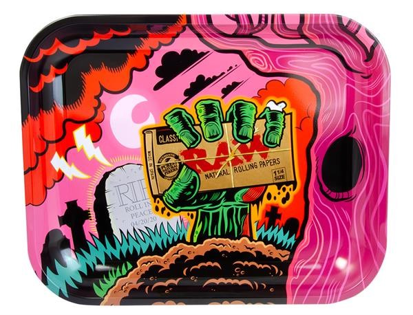 RAW™ ZOMBIE  Dreh Tablett Rolling Tray groß