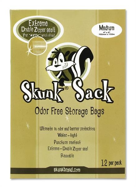 Skunk Sack Geruchsstopp Beutel, 12er Pack, MEDIUM