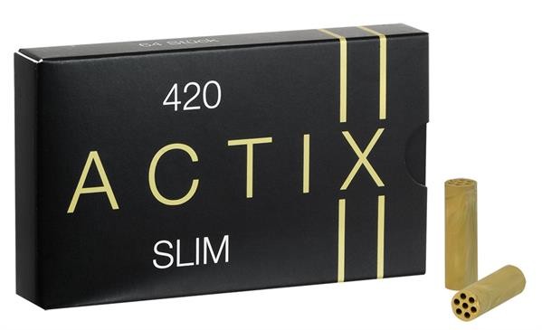 64x ACTIX slim Biopolymer Tips ø 6mm Eindrehfilter