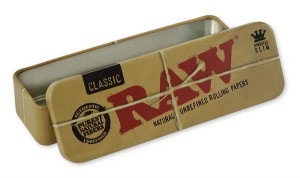 RAW™ Paper Tin Metalldose Kingsize