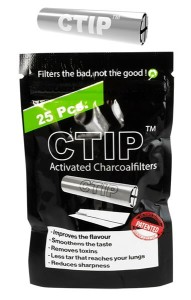 CTIP Aktivkohlefilter ø 6-7mm Eindrehfilter  Aluminium