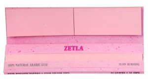 ZETLA PINK King Size Slim Zigarettenpapier & Filtertips