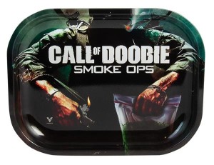 Dreh-Tablett Rolling Tray MINI Call of Doobie