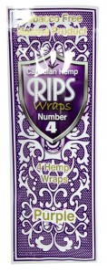 RIPS Canadian Hemp Wraps No 4 Purple