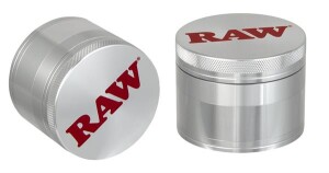CNC Aluminium Mühle Grinder Polinator RAW™ – 4-teilig, magnetisch, Ø 56mm, silber