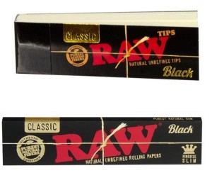 5x Raw™ Classic King Size Black Edittion + 4x...