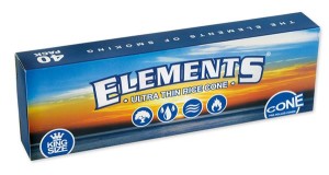 Elements Ultra Thin Rice Cones - King Size  vorgedrehte Zigarettenhülsen 40 Stck