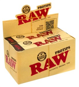 1 Box RAW PROTIPS perforiert Filtertips variabel