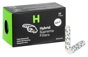 Hybrid Supreme Filters, ø 6,4mm  Tips Filtertips...