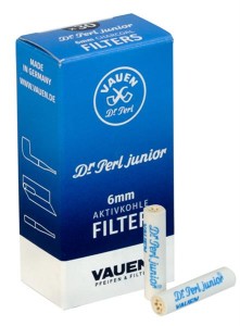 1 Display Box Dr. Perl Junior Aktivkohlefilter  Tips...