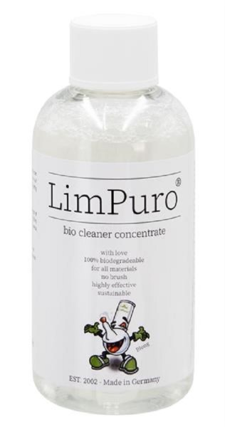 LimPuro Bio Reiniger Konzentrat, 250ml Flasche für Wasserpfeife und Bong