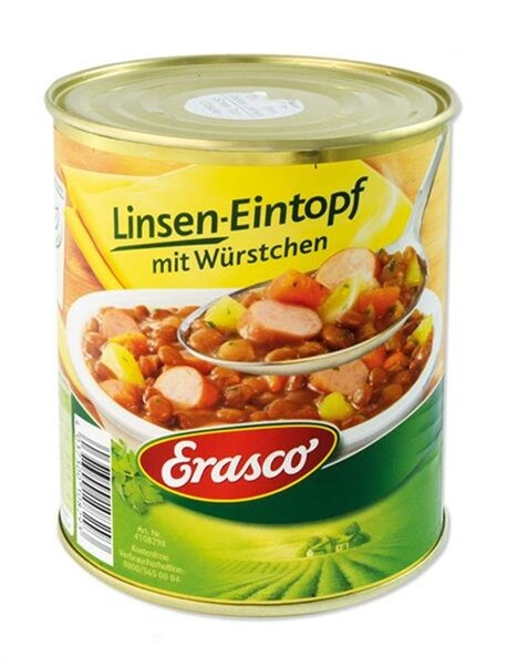 Dosenversteck Erasco Linsen-Eintopf – Dosentresor...
