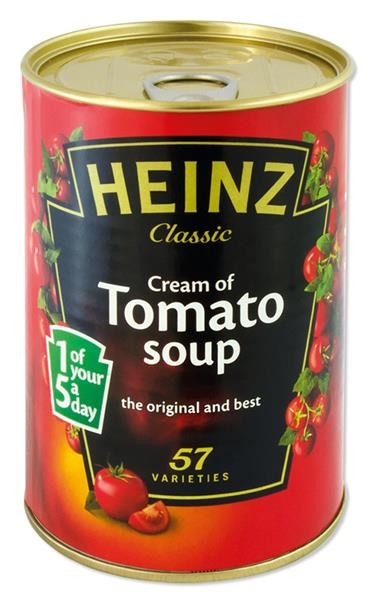 Dosenversteck, Heinz Tomatensuppe