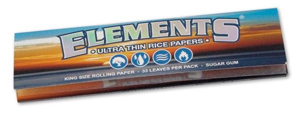 Elements King Size  Ultra Thin Papier