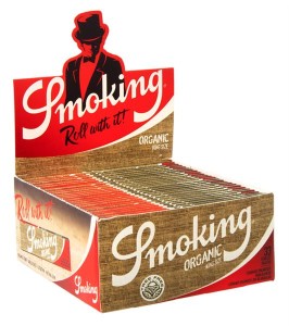 1 Box  (50x)  Smoking Organic King Size Slim