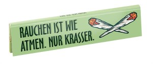 Choosypapers King Size Slim Zigarettenpapier "Rauchen ist wie Atmen"