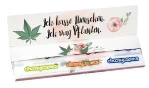 Choosypapers King Size Slim Zigarettenpapier "Ich hasse Menschen"