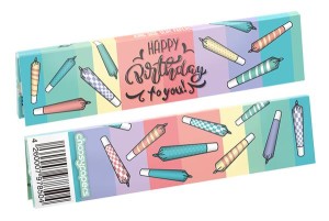 Choosypapers King Size Slim Zigarettenpapier "Happy Birthday"