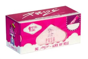 PURIZE® PINK Rolls Zigarettenpapier auf der Rolle