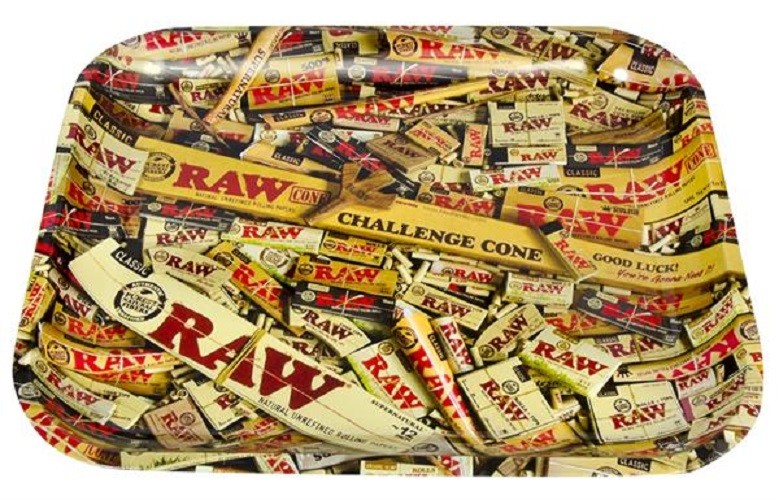 RAW® Dreh Tablett Rolling Tray groß "Mixed...