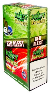 25x 2 (1 Box) Juicy Hemp Wraps Red Alert