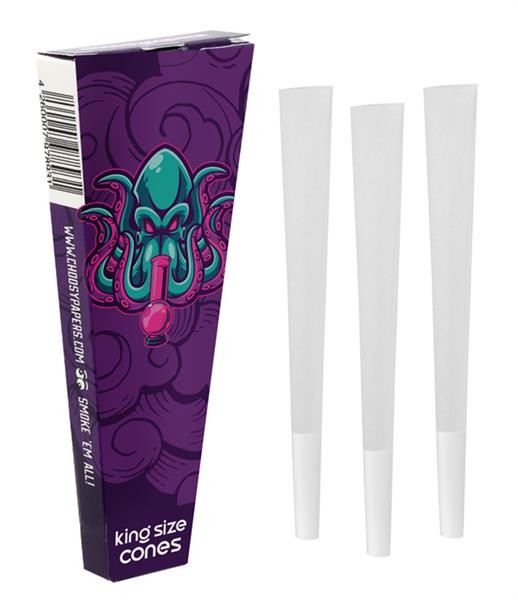 choosypapers King Size Cones 3Pack, Oktopus