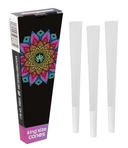 choosypapers King Size Cones 3Pack, Mandala