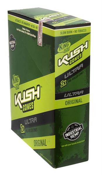 1 Box Kush Ultra Herbal Cones King Size