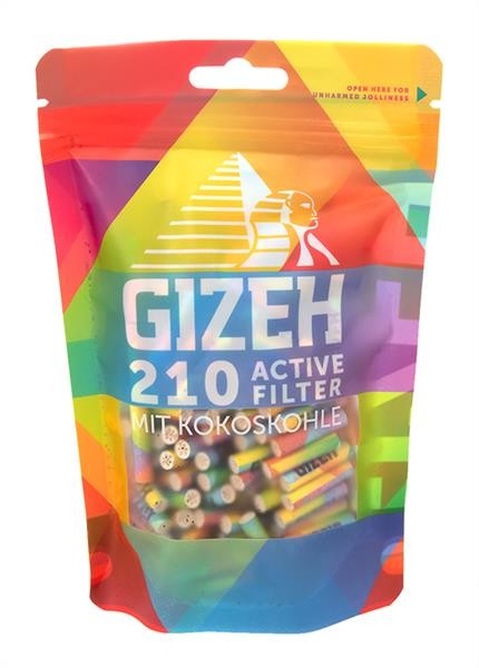 GIZEH Rainbow Active Filter Slim ø 6mm 210...