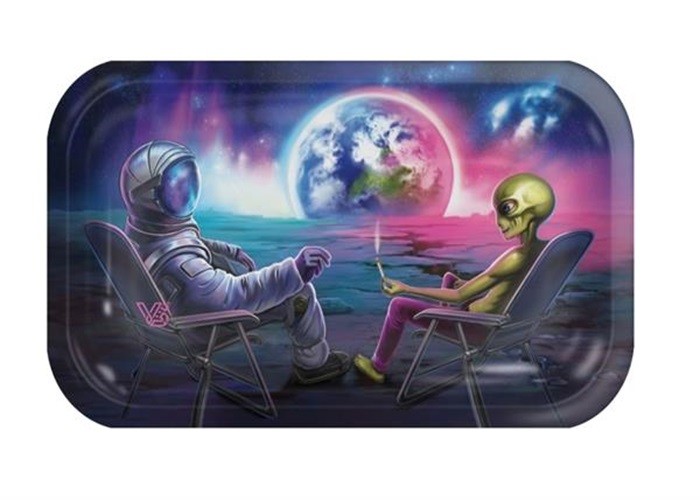 Dreh-Tablett - Rolling Tray, SMALL "Blunt Orbit"