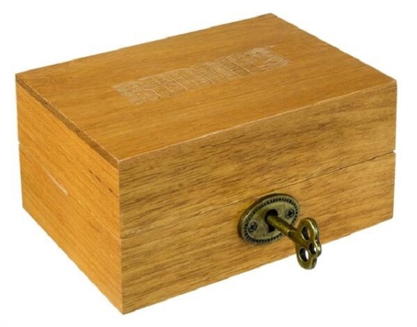 Buddies Wood Lock Box – Holzbox mit Schloss & Trennung, 14,99 €