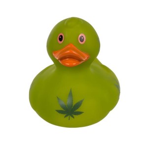 Gummi-Ente - Quietscheente "Stoner"