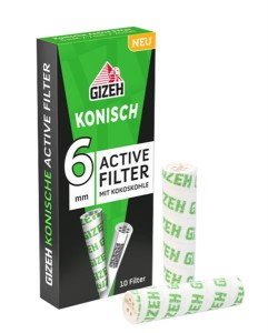 GIZEH Active Filter Slim konisch ø 6-7mm