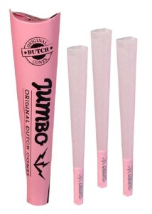 JUMBO  Dutch PINK KING SIZE Pre-Rolled Papercones 3erPack