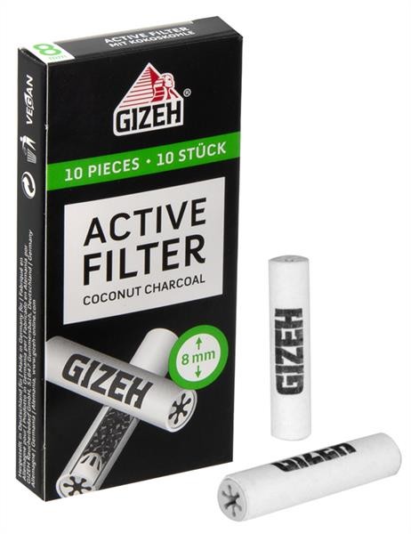 GIZEH Black Active Filter Slim 8mm