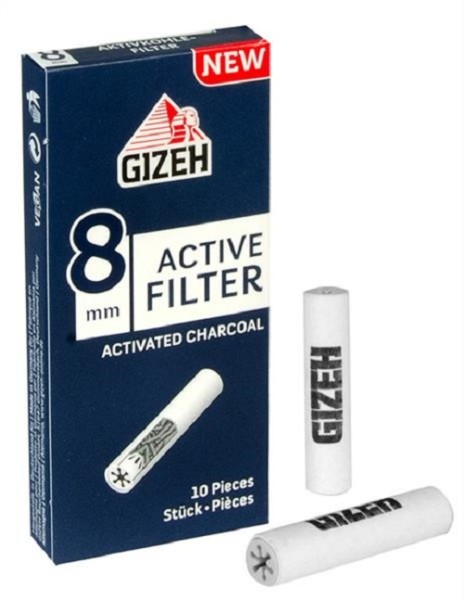 GIZEH Black Active Filter Slim 8mm