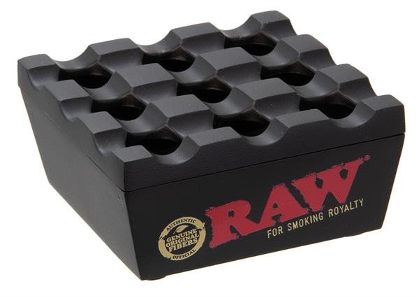 RAW™ edler Metallaschenbecher black