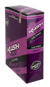 1 Box Kush Ultra Herbal Cones King Size, PURPLE