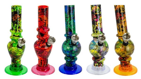 Acryl-Bong, ca. 15cm, ‘‘Mini Printed...