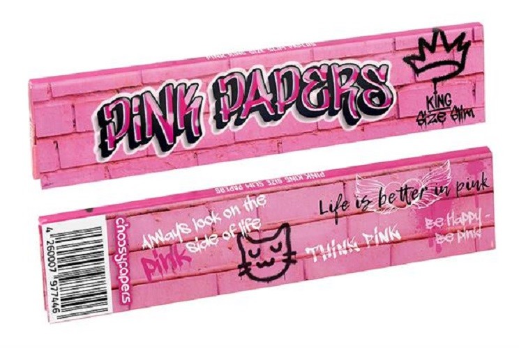 Choosypapers PINK King Size Slim Zigarettenpapier...