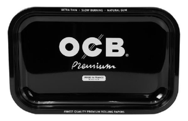 OCB Dreh-Tablett - Rolling Tray klein, "OCB Premium Black"