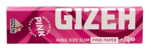 Gizeh ALL PINK King Size Slim Papier + Tips