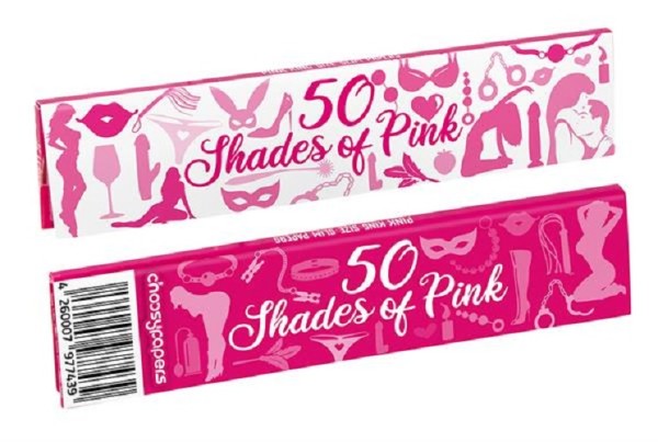 Choosypapers PINK King Size Slim Zigarettenpapier 50 Shades of pink